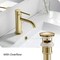 Kibi Pop Up Drain Stopper for Bathroom with Overflow KPW102BG - alternate 7